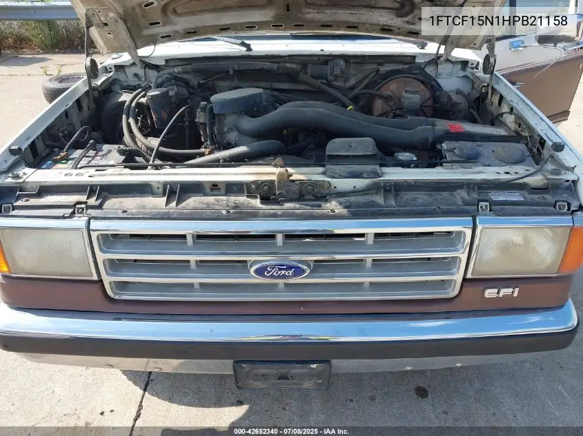 1987 Ford F150 VIN: 1FTCF15N1HPB21158 Lot: 42652340