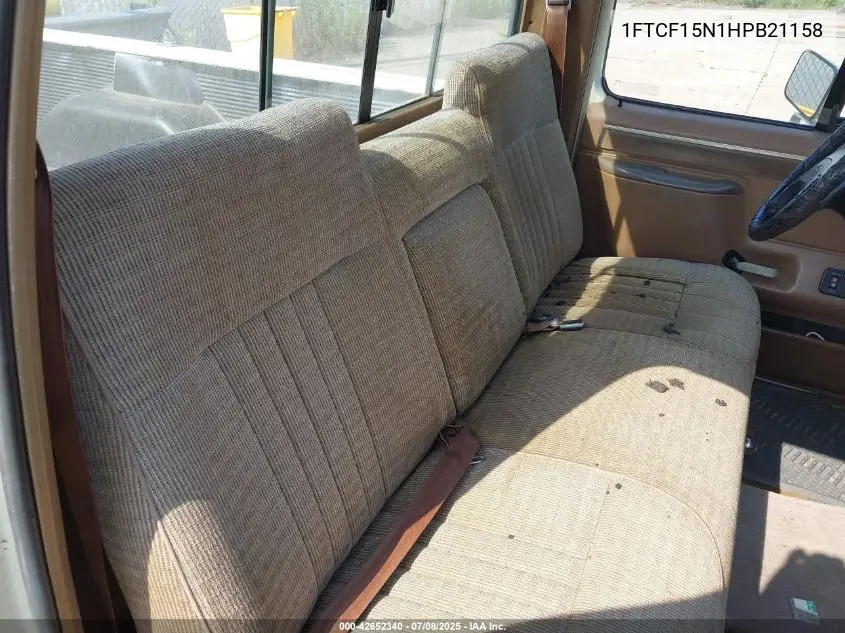 1987 Ford F150 VIN: 1FTCF15N1HPB21158 Lot: 42652340