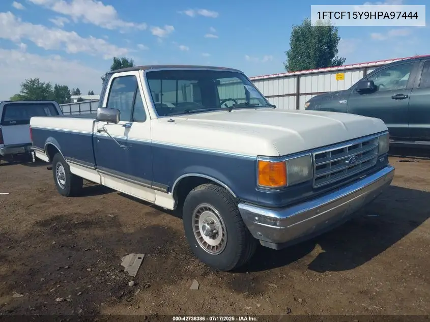 1987 Ford F150 VIN: 1FTCF15Y9HPA97444 Lot: 42738386