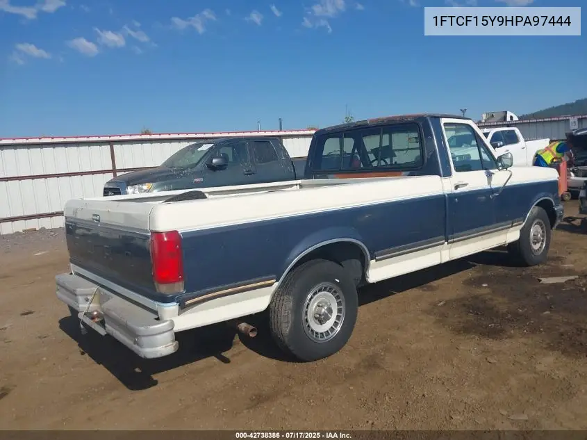 1987 Ford F150 VIN: 1FTCF15Y9HPA97444 Lot: 42738386