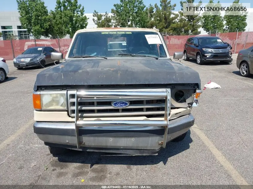 1987 Ford F150 VIN: 1FTEX15NXHKA68656 Lot: 42754453