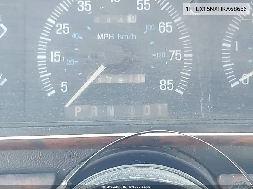 1987 Ford F150 VIN: 1FTEX15NXHKA68656 Lot: 42754453