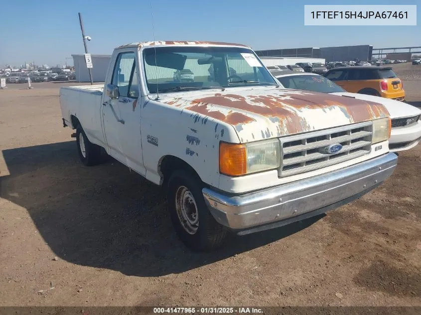 1988 Ford F150 VIN: 1FTEF15H4JPA67461 Lot: 41477965