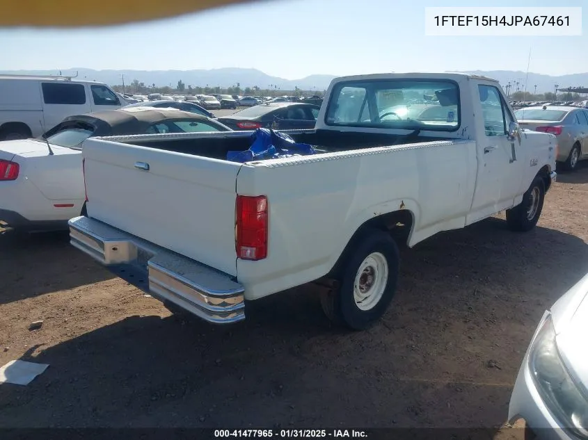 1988 Ford F150 VIN: 1FTEF15H4JPA67461 Lot: 41477965