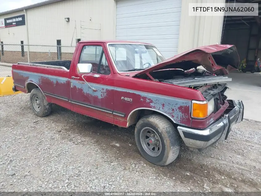 1988 Ford F150 VIN: 1FTDF15N9JNA62060 Lot: 41942317