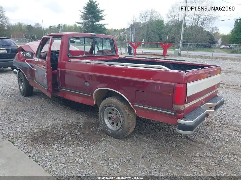 1988 Ford F150 VIN: 1FTDF15N9JNA62060 Lot: 41942317