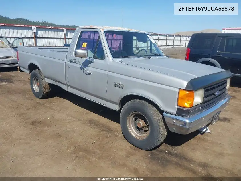 1988 Ford F150 VIN: 2FTEF15Y9JCA53878 Lot: 42126188