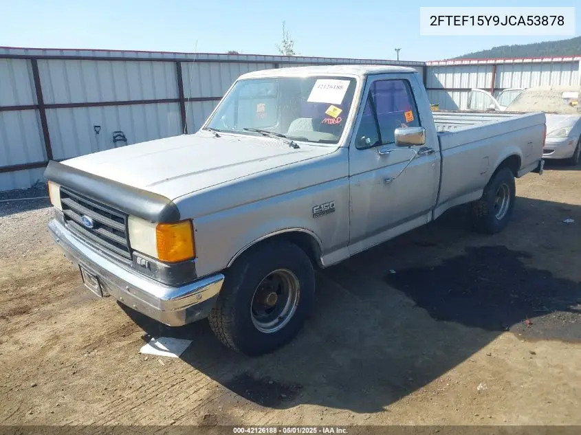 1988 Ford F150 VIN: 2FTEF15Y9JCA53878 Lot: 42126188