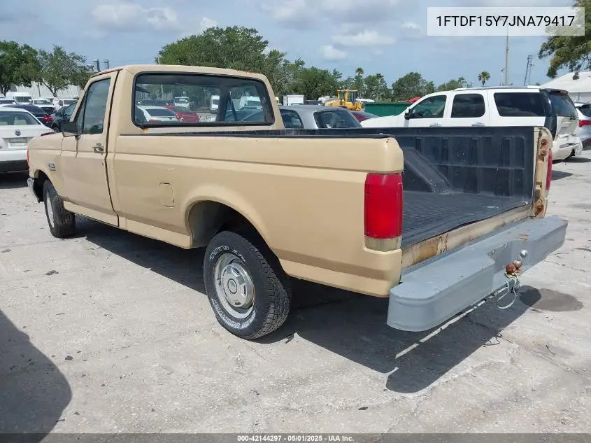 1988 Ford F150 VIN: 1FTDF15Y7JNA79417 Lot: 42144297