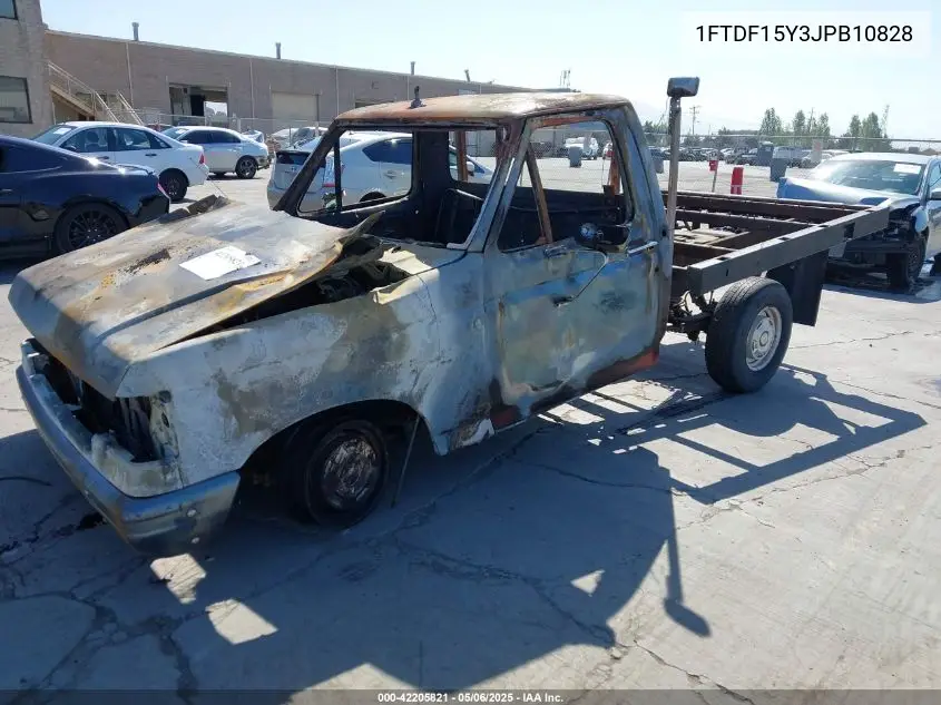 1988 Ford F150 VIN: 1FTDF15Y3JPB10828 Lot: 42205821