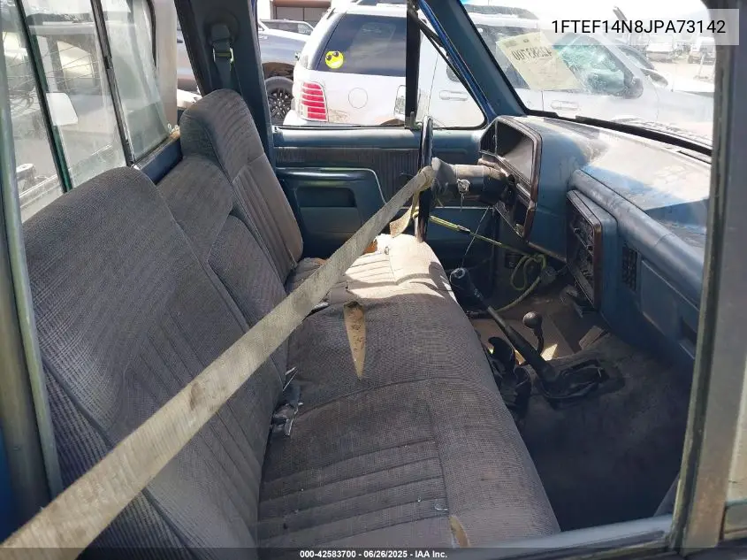 1988 Ford F150 VIN: 1FTEF14N8JPA73142 Lot: 42583700