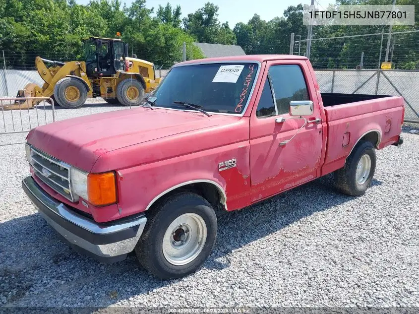 1988 Ford F150 VIN: 1FTDF15H5JNB77801 Lot: 42598520