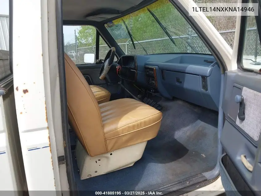 1989 Ford F-150 VIN: 1LTEL14NXKNA14946 Lot: 41885195