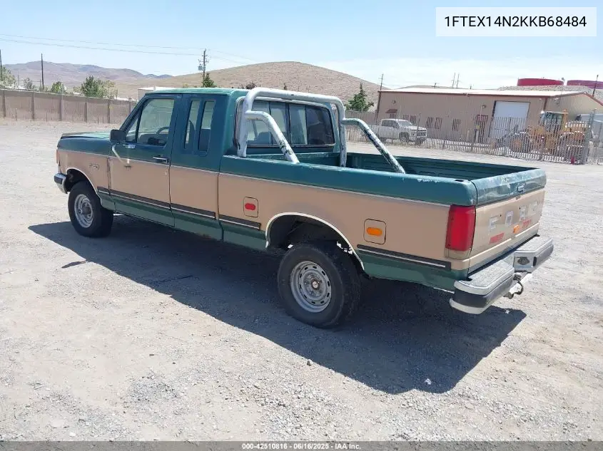 1989 Ford F150 VIN: 1FTEX14N2KKB68484 Lot: 42510816