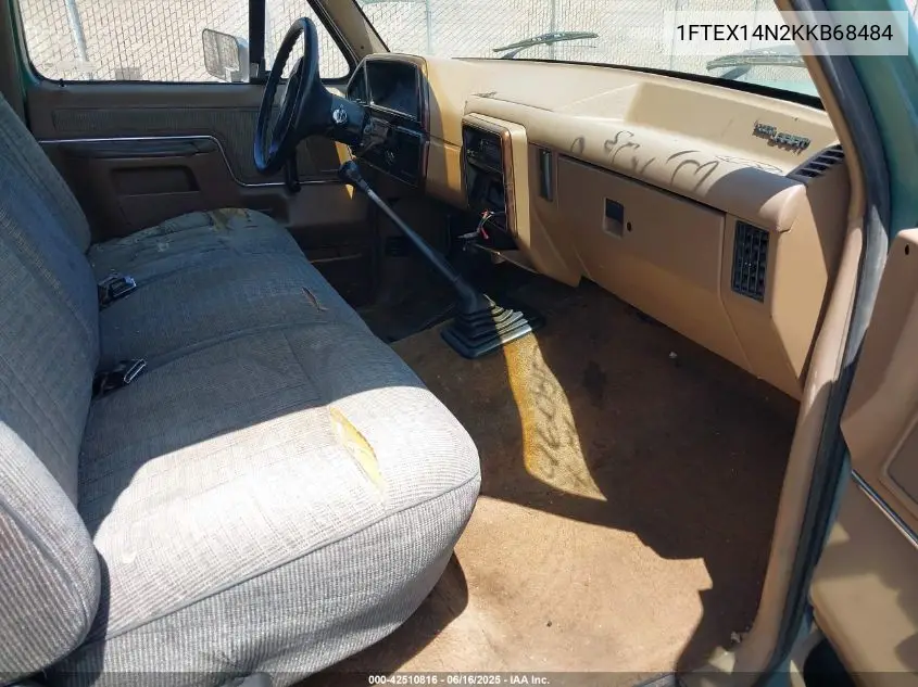 1989 Ford F150 VIN: 1FTEX14N2KKB68484 Lot: 42510816
