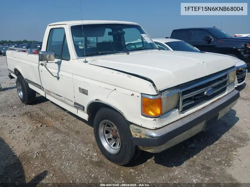 1989 Ford F150 VIN: 1FTEF15N6KNB68004 Lot: 42572340