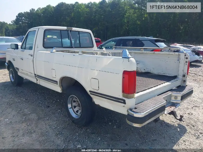 1989 Ford F150 VIN: 1FTEF15N6KNB68004 Lot: 42572340