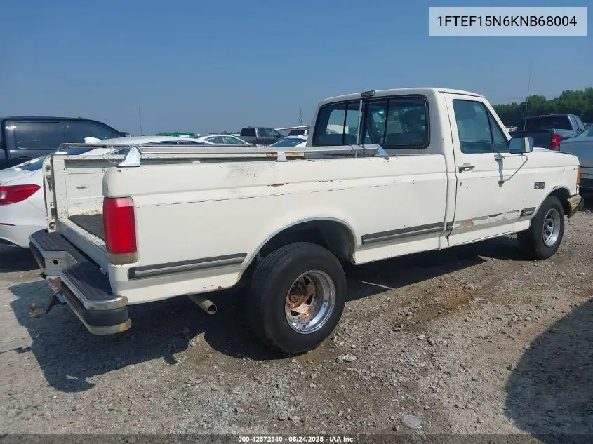 1989 Ford F150 VIN: 1FTEF15N6KNB68004 Lot: 42572340