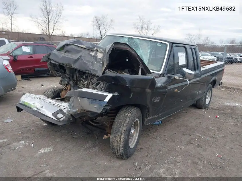 1990 Ford F150 VIN: 1FTEX15NXLKB49682 Lot: 41898579