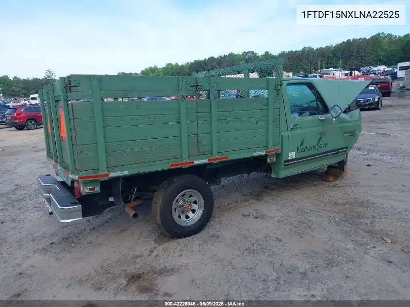 1990 Ford F150 VIN: 1FTDF15NXLNA22525 Lot: 42228046