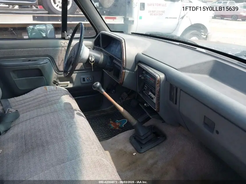 1990 Ford F150 VIN: 1FTDF15Y0LLB15639 Lot: 42384573