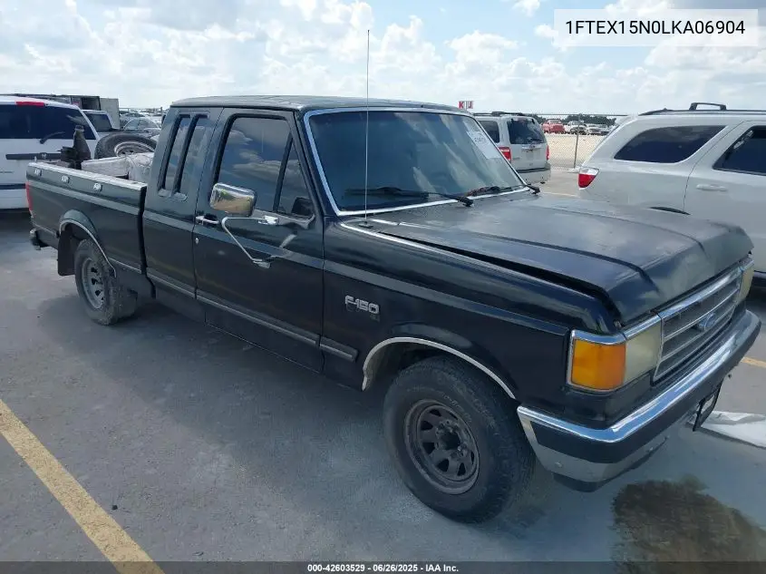 1990 Ford F150 VIN: 1FTEX15N0LKA06904 Lot: 42603529
