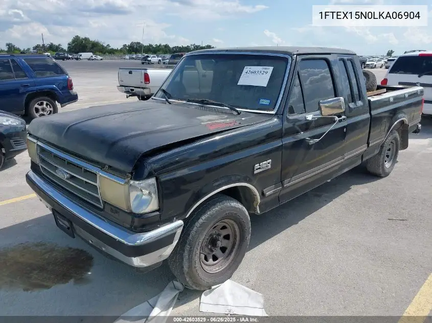 1990 Ford F150 VIN: 1FTEX15N0LKA06904 Lot: 42603529