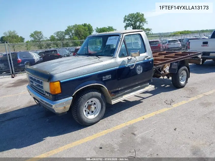1990 Ford F150 VIN: 1FTEF14YXLLA13173 Lot: 42632702