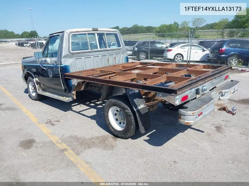 1990 Ford F150 VIN: 1FTEF14YXLLA13173 Lot: 42632702