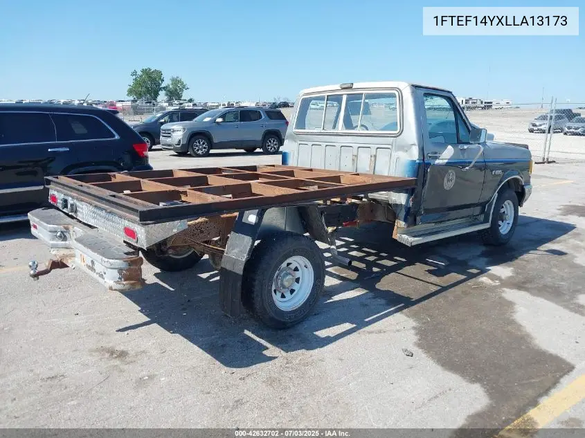 1990 Ford F150 VIN: 1FTEF14YXLLA13173 Lot: 42632702