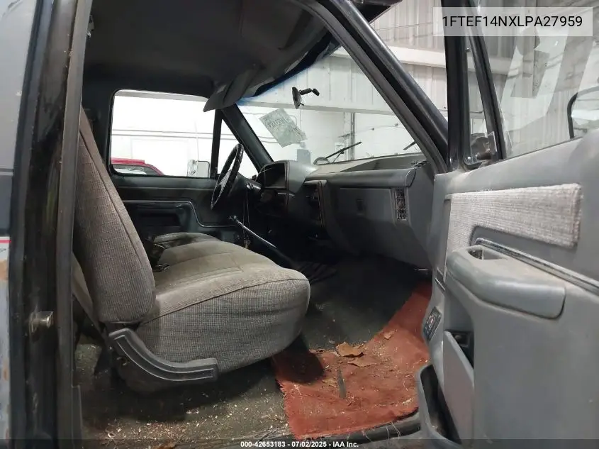 1990 Ford F150 VIN: 1FTEF14NXLPA27959 Lot: 42653183