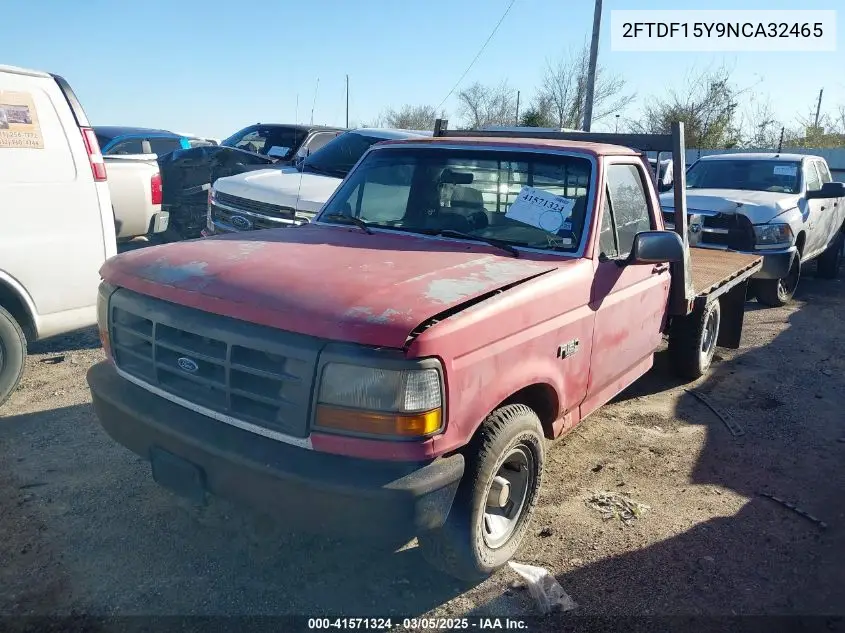1992 Ford F150 VIN: 2FTDF15Y9NCA32465 Lot: 41571324