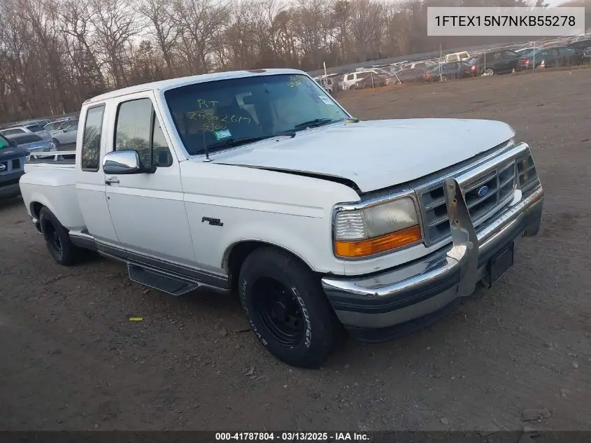1992 Ford F150 VIN: 1FTEX15N7NKB55278 Lot: 41787804