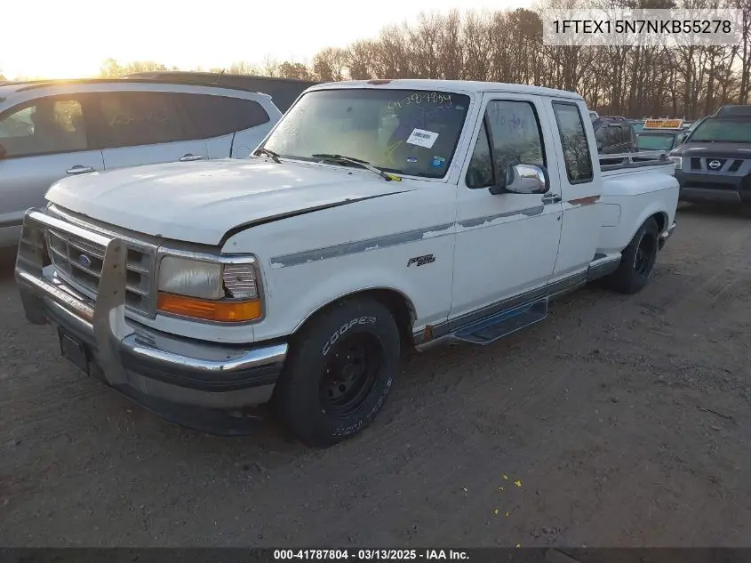 1992 Ford F150 VIN: 1FTEX15N7NKB55278 Lot: 41787804