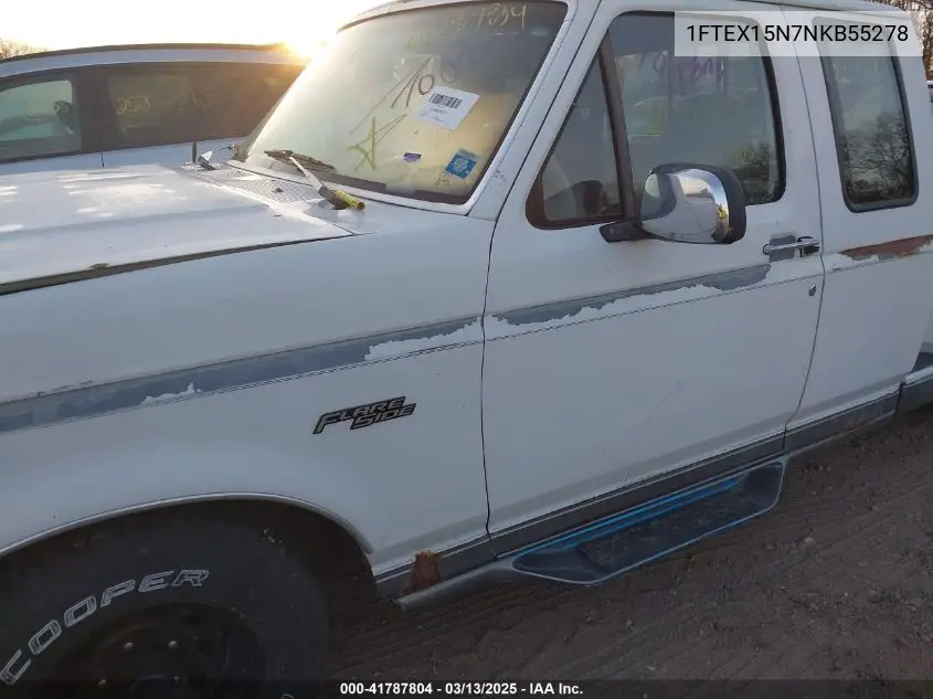 1992 Ford F150 VIN: 1FTEX15N7NKB55278 Lot: 41787804