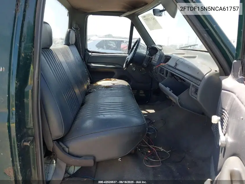 1992 Ford F150 VIN: 2FTDF15N5NCA61757 Lot: 42528537
