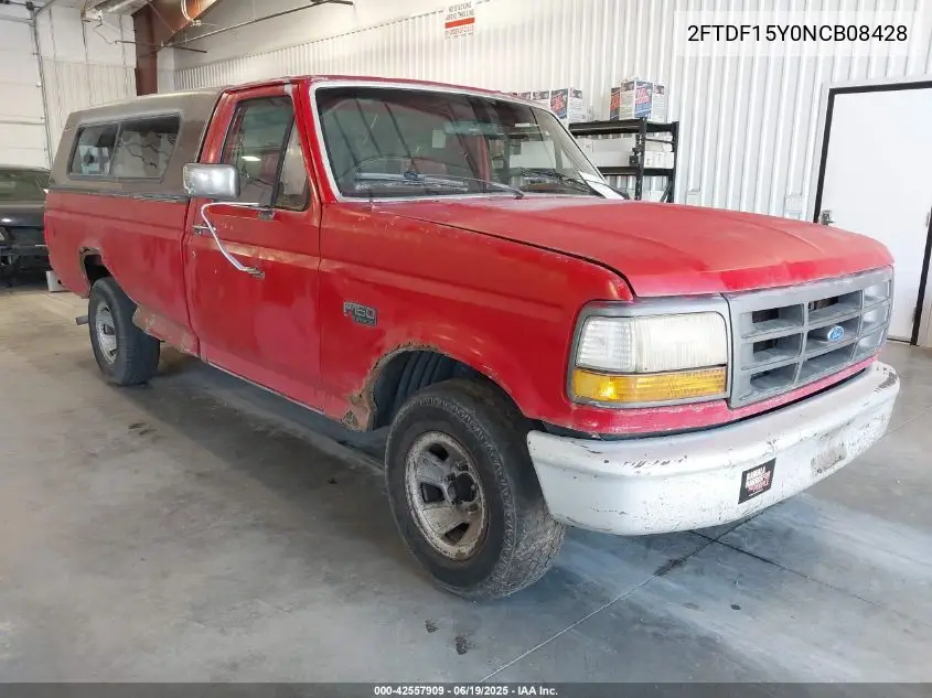 1992 Ford F150 VIN: 2FTDF15Y0NCB08428 Lot: 42557909