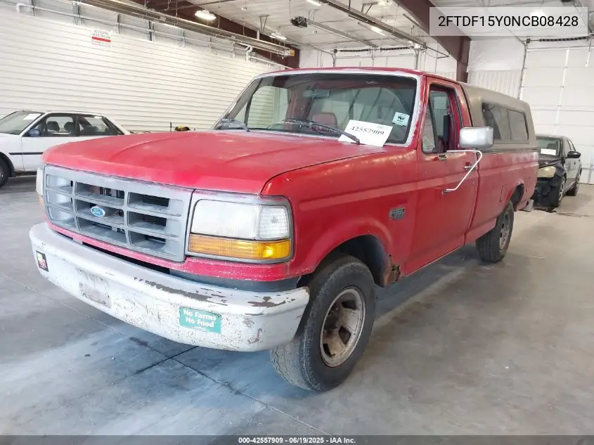 1992 Ford F150 VIN: 2FTDF15Y0NCB08428 Lot: 42557909