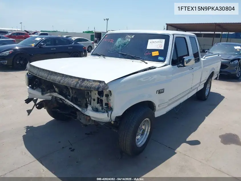 1993 Ford F150 VIN: 1FTEX15N9PKA30804 Lot: 42024352