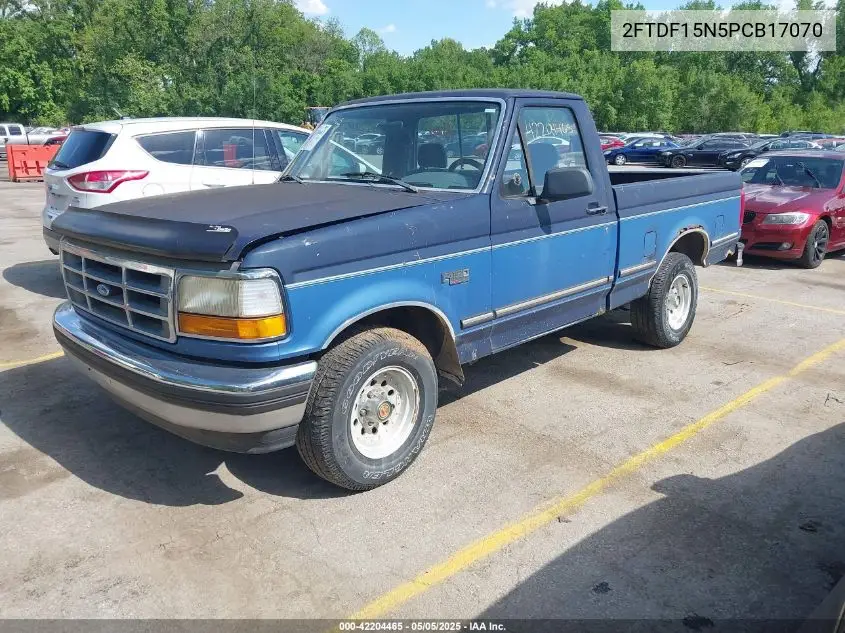 1993 Ford F150 VIN: 2FTDF15N5PCB17070 Lot: 42204465