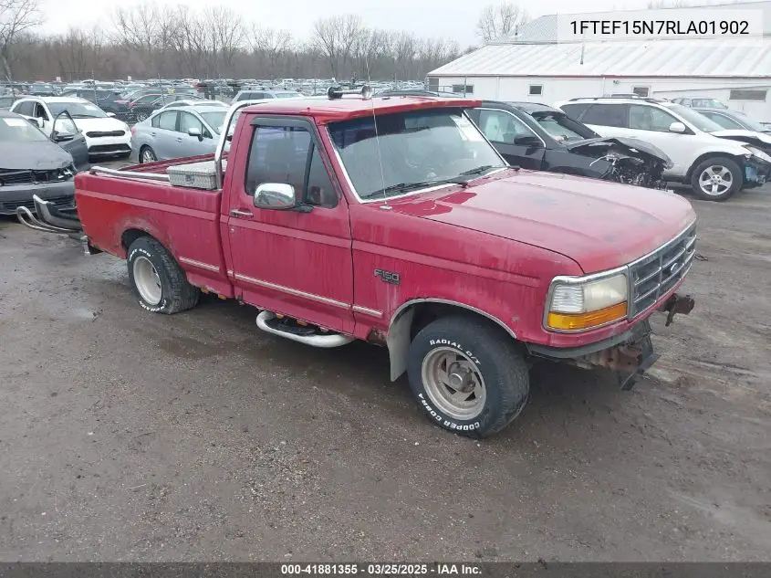 1994 Ford F150 VIN: 1FTEF15N7RLA01902 Lot: 41881355