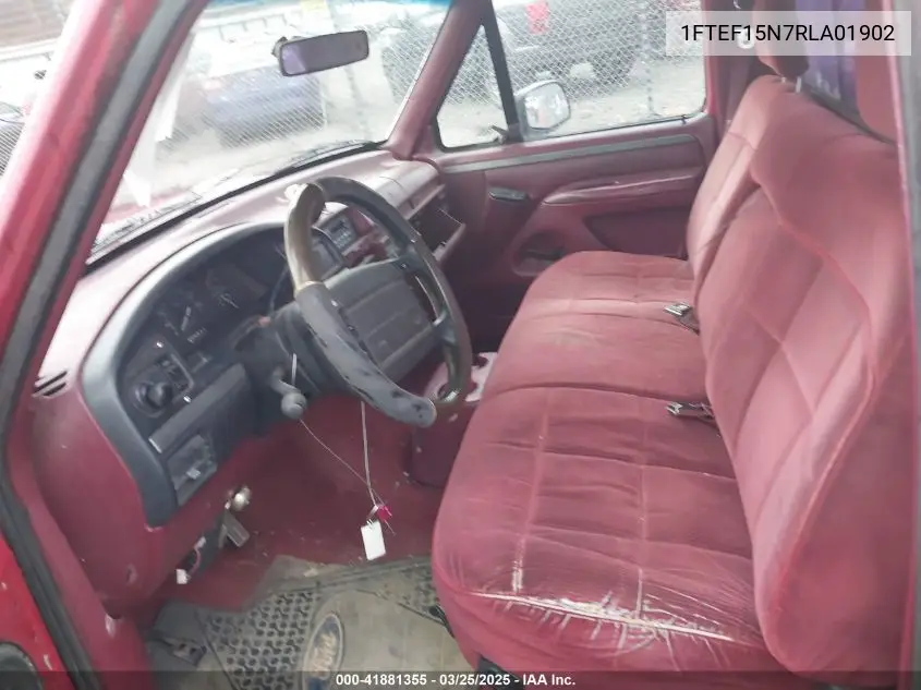 1994 Ford F150 VIN: 1FTEF15N7RLA01902 Lot: 41881355