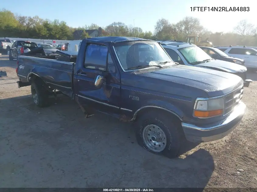 1994 Ford F150 VIN: 1FTEF14N2RLA84883 Lot: 42100211