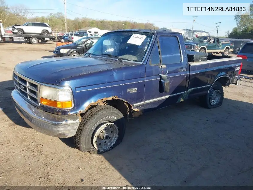 1994 Ford F150 VIN: 1FTEF14N2RLA84883 Lot: 42100211