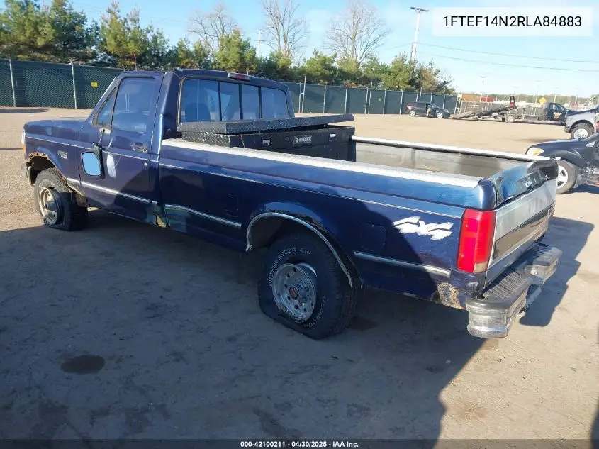 1994 Ford F150 VIN: 1FTEF14N2RLA84883 Lot: 42100211