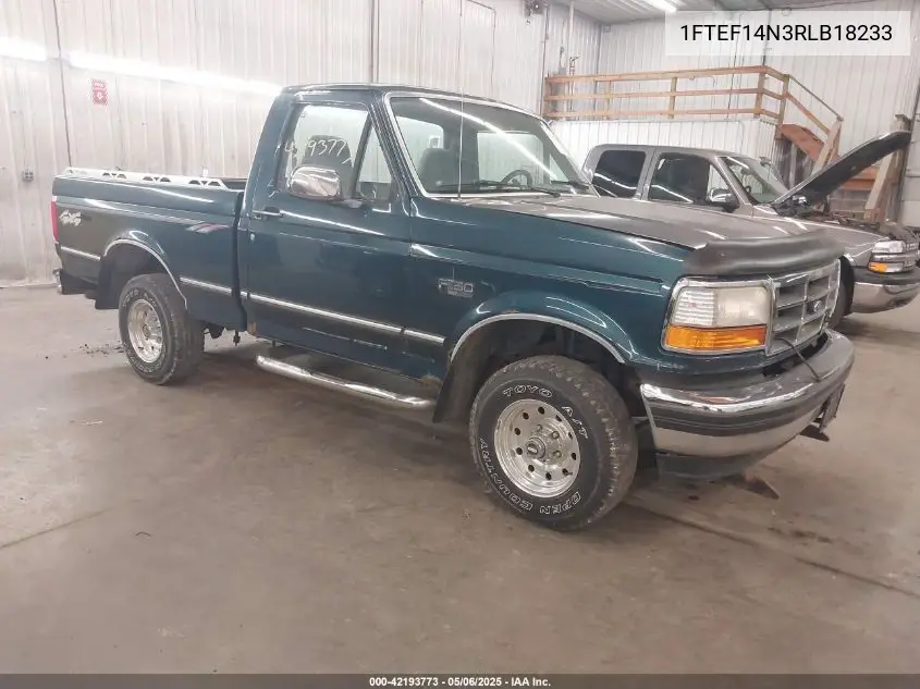 1994 Ford F150 VIN: 1FTEF14N3RLB18233 Lot: 42193773