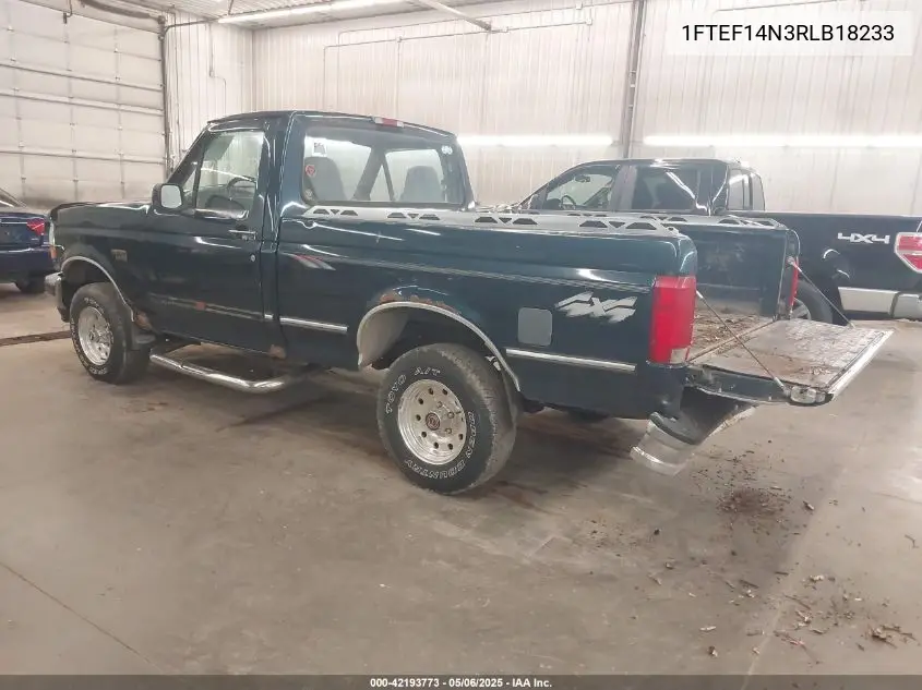 1994 Ford F150 VIN: 1FTEF14N3RLB18233 Lot: 42193773