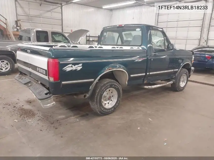 1994 Ford F150 VIN: 1FTEF14N3RLB18233 Lot: 42193773