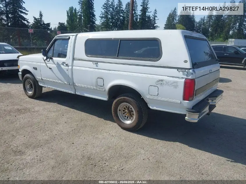 1994 Ford F150 VIN: 1FTEF14H0RLA29827 Lot: 42195832