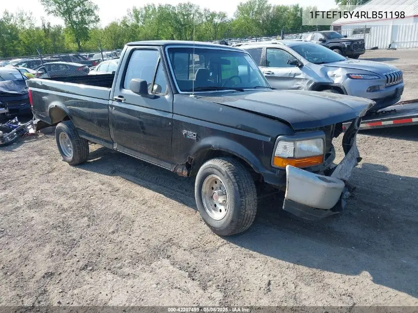 1994 Ford F150 VIN: 1FTEF15Y4RLB51198 Lot: 42207499